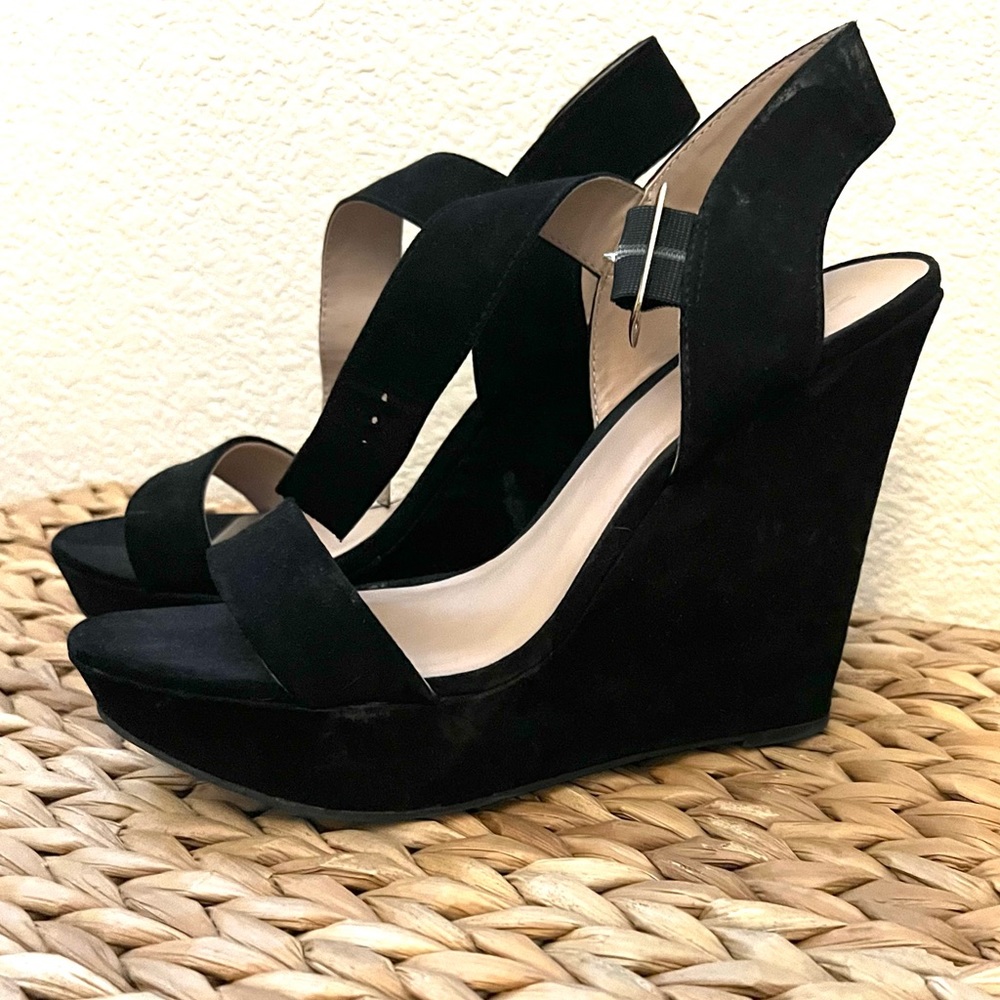 Wedge platform heels